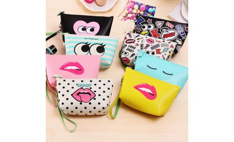 Women Ladies Girls Cute Lovely cosmetic makeup bag pattern wholesale
