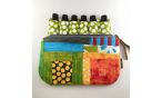 Colorful Pattern Essential Oil Carry Bags And Cases Young Living for 6pcs bottles

