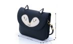 Leather Ladies Woman Wallet Hand Pouch change purse customized multipurpose cute fox wallet pouch light-weighted synthetic leather crossbody shoulder purse wallet pouch