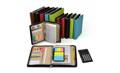 Portfolio Folder bag Organizer with Calculator