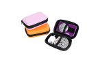 Cute Fashion Style Travel Outdoor Camera Case Bag for Girls EVA Travel Accessories Storage Camera Case Big Capacity Phone accessories USB cable storage case zipper closure travel camera case