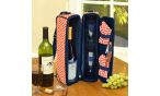 Deluxe Insulated Wine Champagne Tote Deluxe Wine Holder With Glasses