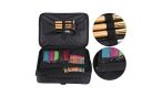 Travel Organizer Large Space Makeup Cosmetic Brush Handle Shoulder Bag