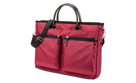 Red Briefcase Laptop Bag Notebook Computer Business Handbag