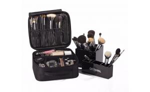 Portable Travel Makeup Bag / Makeup Case / Mini Makeup Train Case