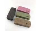 Hot Sale Colorful Custom Hard Shell Glasses Case Linen Fabric Case For Eyeglasses And Sunglasses For Sale
