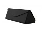 Wholesale convenient save space PVC laser logo black box cheap Folding Triangle custom sun glasses case
