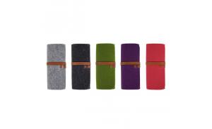 colorful different size custom felt glasses case pouch