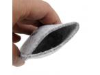 China Top selling Portable glasses case 100% wool felt eyeglass pouch sunglasses bag