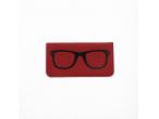 PU leather glasses case for children carton leather sunglasses pouch