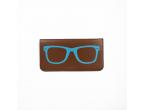 PU leather glasses case for children carton leather sunglasses pouch