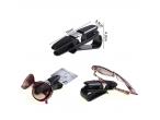 Fastener Clip Car Sun Visor Glasses Sunglasses Card Ticket Holder Clip Mount Universal Eyeglasses Clamp Car Glasses Cases