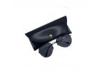 Custom handmade optical eyeglass cases leather eyeglasses pouches soft eye glasses packaging box