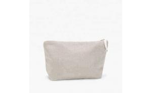 Wholesale Custom Plain Natural Hemp Branded Cosmetic Bags