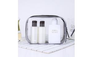 Travel Luggage Pouch Clear Transparent PVC Travel Toiletry Bag Make Up Cosmetic Bag