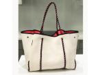 Wholesale Neoprene Fashion Customized Beach  Handbag Waterproof  Neoprene  Beach Tote Bag Inside Lining
