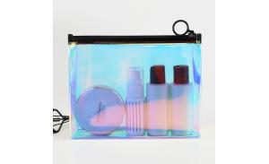 Cosmetic makeup transparent clear TPU waterproof travel toiletry bag