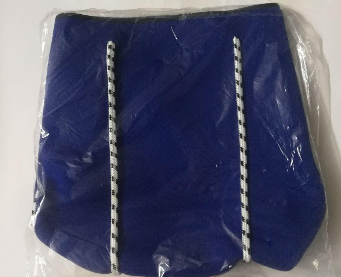 Custom Casual Perforated Diving Material Punching Mummy Bag Teenager Mother Neoprene Tote Bag Women Handbag Ladies Beach Bag