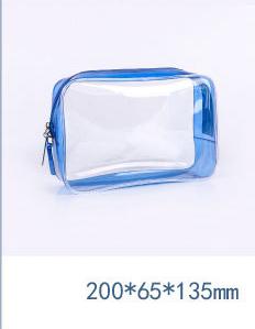 Wholesale transparent travel clear pvc cosmetic bag