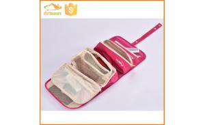 Muti-functional Polyester Travel cosmetic bag in bag storage case