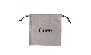 Wholesale customized cheap Drawstring Canvas Cosmetic Bag
