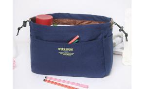 wholesale custom printed small blank plain canvas cosmetic bag with zipper