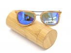 Carve your logo Pull Out Hard Wholesale Bamboo Wooden Sunglasses Case