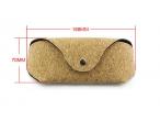 Unique Hard Bamboo Wooden Custom Wholesale Eyeglass Case