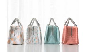 China market promotional Wholesale OEM high quality colorful non-woven double compartment lunch bags for women