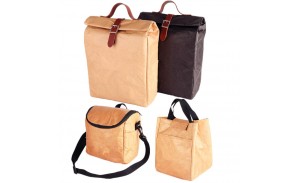 custom promotional waterproof insulated tyvek brown paper lunch bag