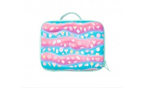 Waterproof Insulated EVA Lunch Tote with Zipper and Cute Pattern