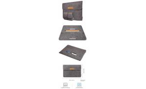 Custom 13/14/15/16 inch Macbook Air velour laptop sleeve