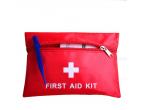 Factory wholesale promotional red cross emergency first aid kit bag with supplies